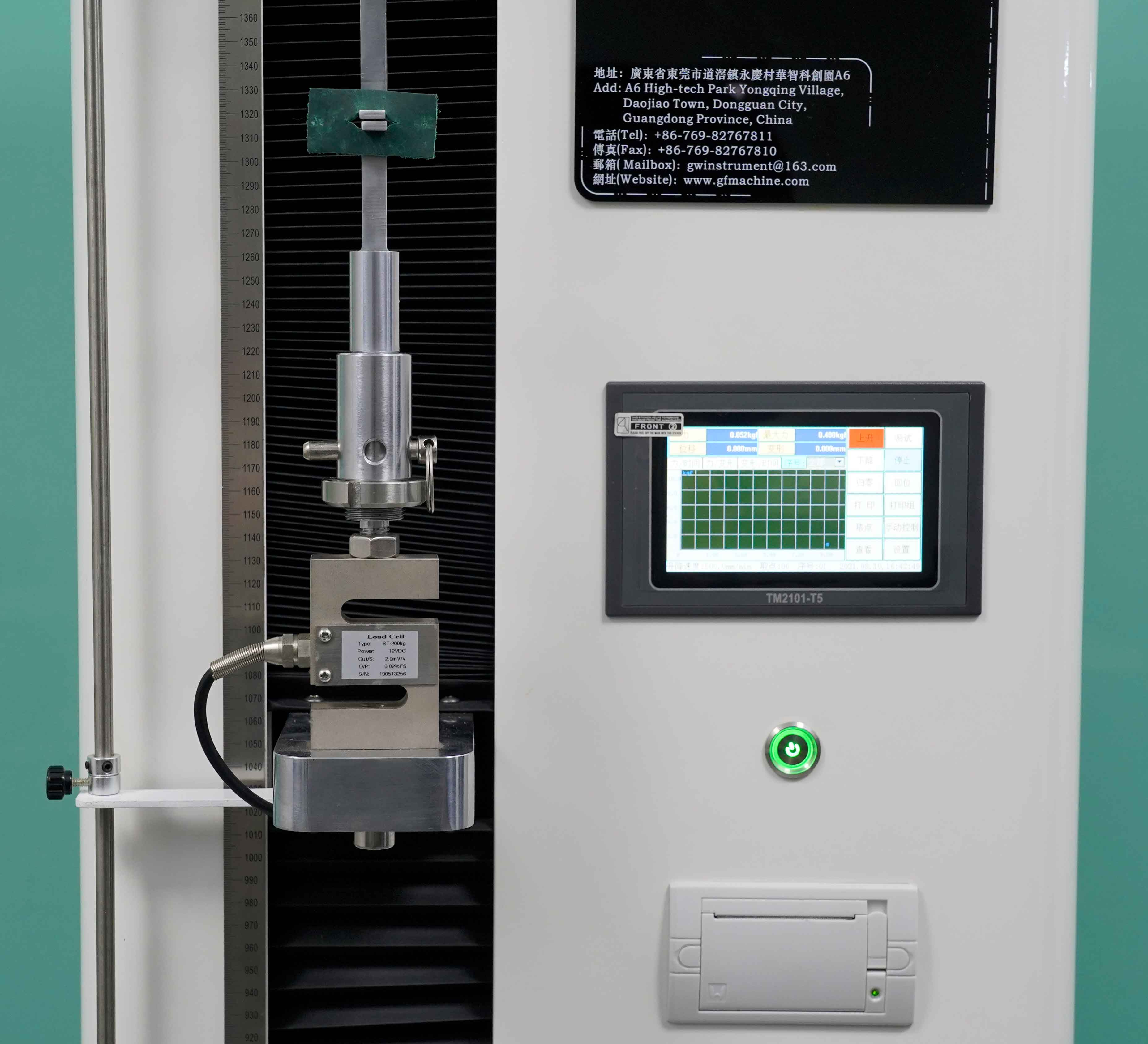 ESAY vận hành máy kiểm tra độ bền kéo bằng da chất lượng cao điện tử