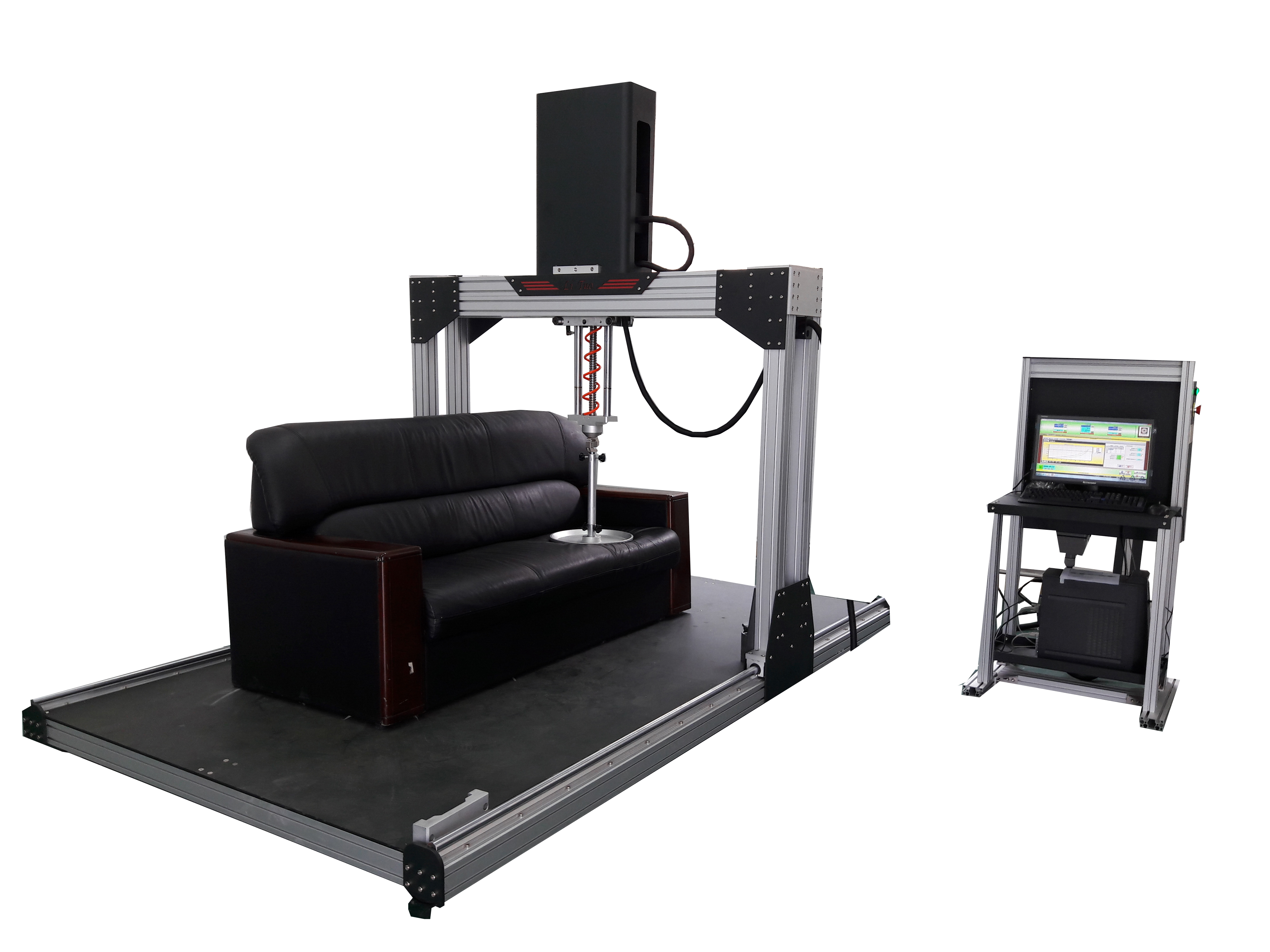 1000N sofa đệm độ cứng rebound thiết bị kiểm tra đồ nội thất máy bay sofa rebound hardness thử nghiệm