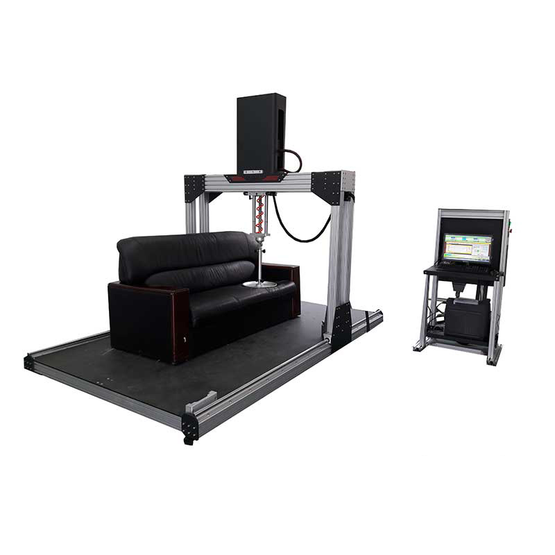 1000N sofa đệm độ cứng rebound thiết bị kiểm tra đồ nội thất máy bay sofa rebound hardness thử nghiệm